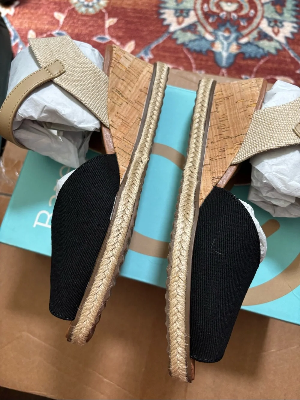 Bare traps Odetta Espadrille Wedge Sandal size 9.5M